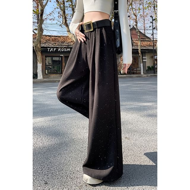 Sequin Waist Wide Pants Leg Designs) High (Various