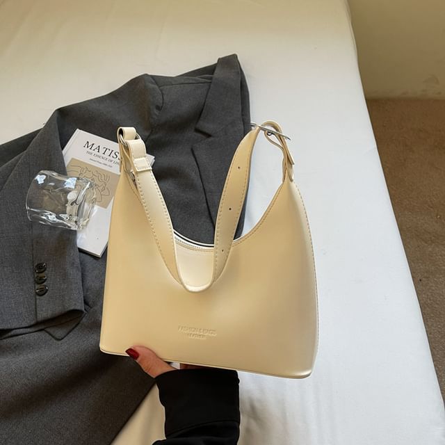 Faux Bag Lettering Shoulder Leather