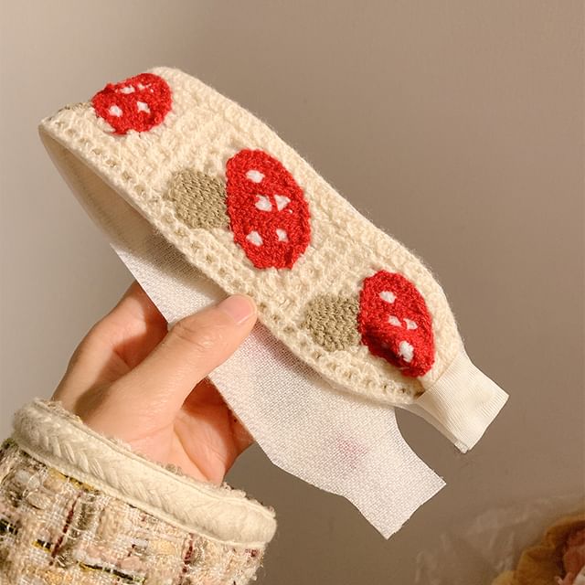 Crochet Wide Patterned Headband