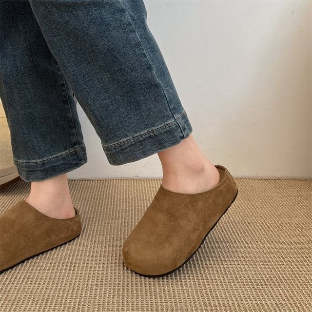Plain Platform Mules