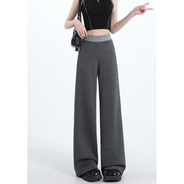 Waist Leg Sweatpants (Various Contrast Designs) High Trim Wide