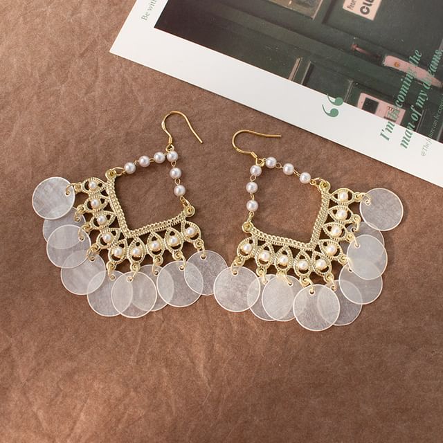 Chandelier Faux / Earring Pearl Clip-On