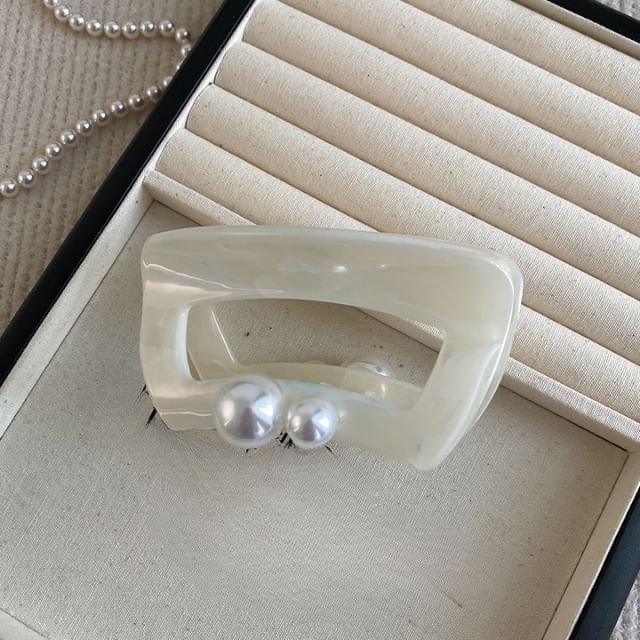 Hair Pearl Claw Acrylic Faux