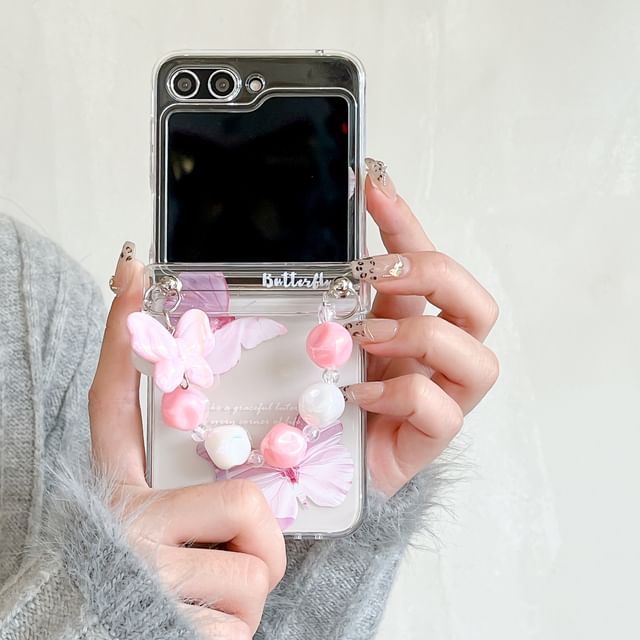 Set / Butterfly Strap Case Phone