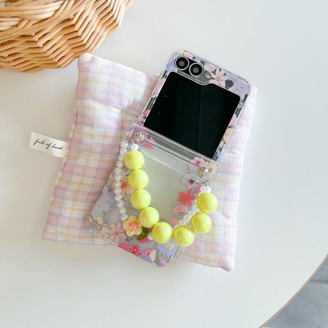 Strap / Case Floral Phone Set