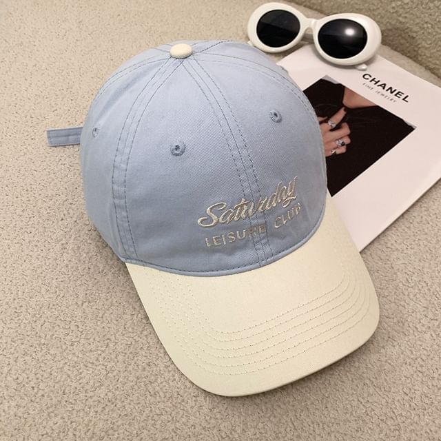 Designs) Lettering Embroidered (Various Cap Baseball