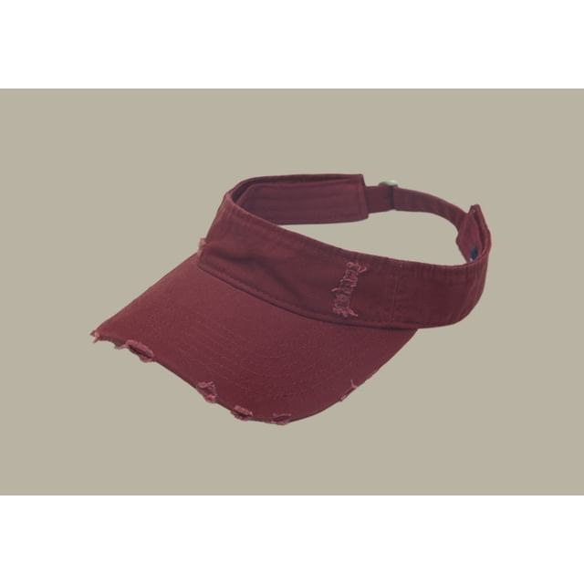 Sun Plain Visor Distressed