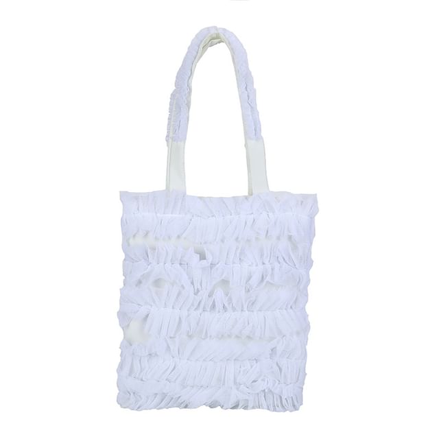 Bag Shopper Ruffle Plain
