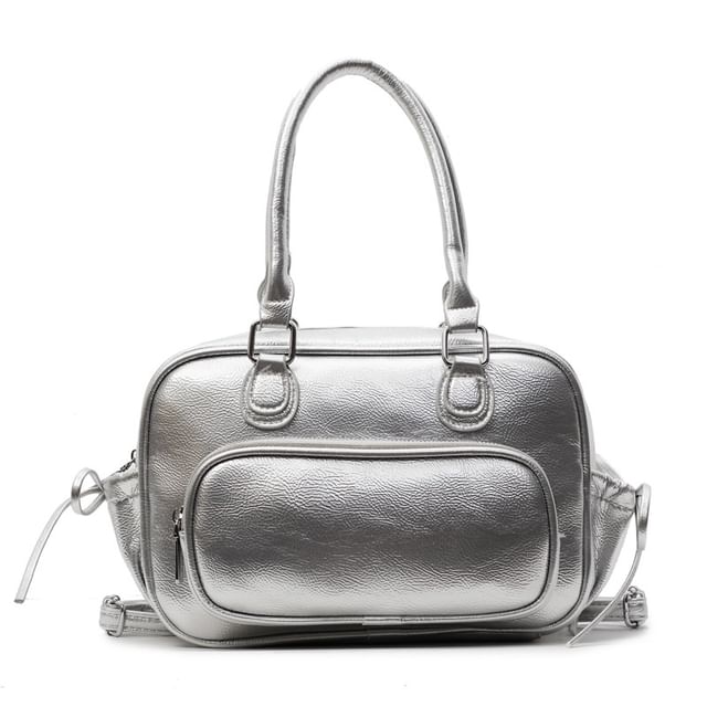 Multi-Way Multi-Pocket Faux Backpack Leather