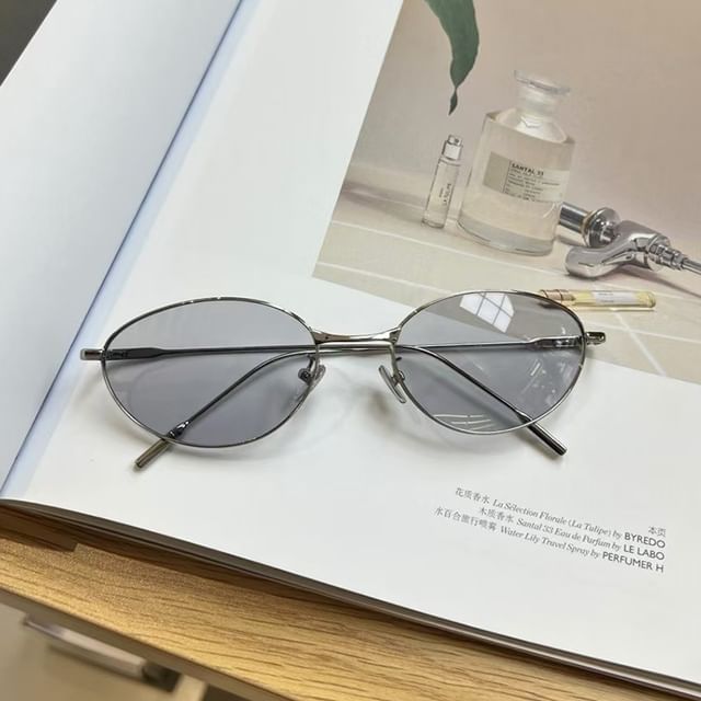 Metal Sunglasses Oval Frame