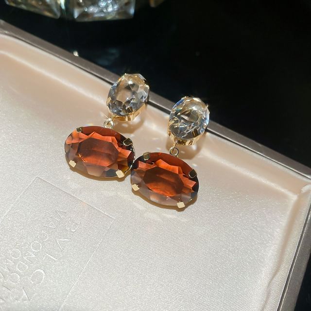 Rhinestone Earring Drop