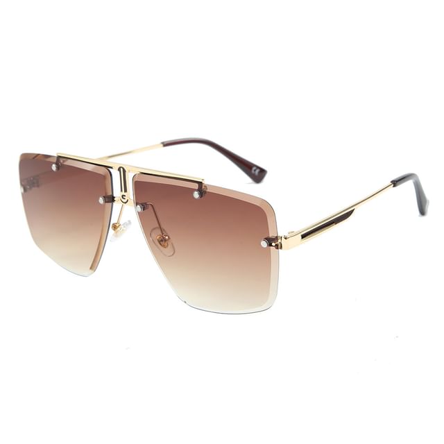 Ombre Frame Sunglasses Square