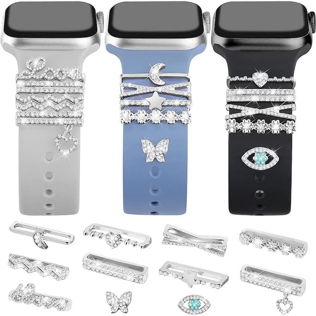 Watch for Designs) (Various Rhinestone Apple Band Charm