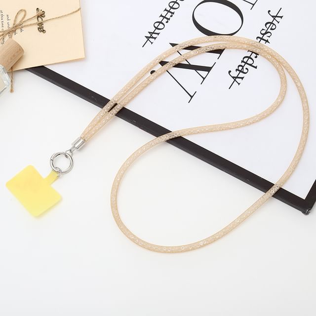 Pad Glitter with Lanyard Phone