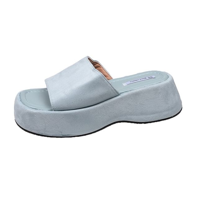 Platform Slide Sandals