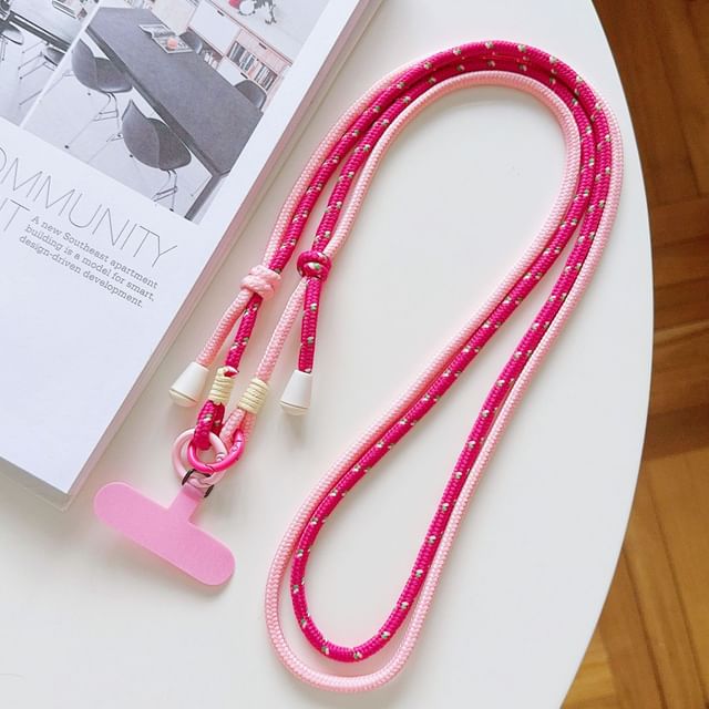 Knotted with Pad Phone Lanyard