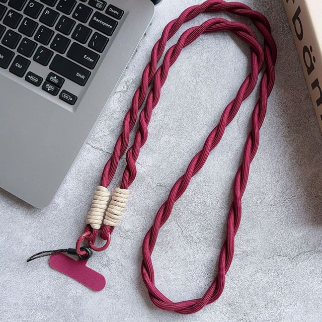 Lanyard with Helical Strap Pad Phone
