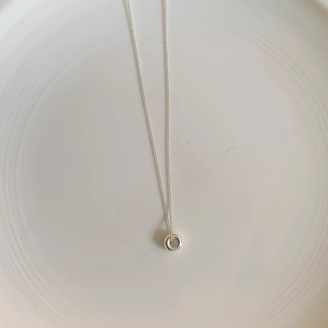 Pendant Necklace Sterling Silver Bead