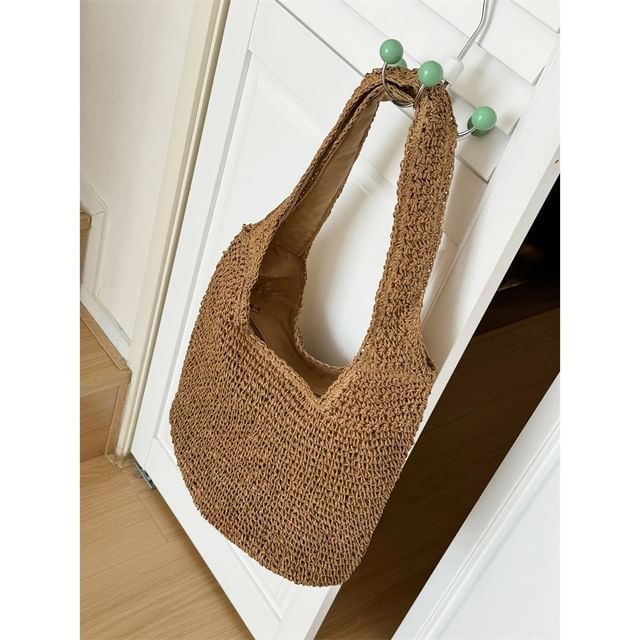Straw Tote Plain Bag