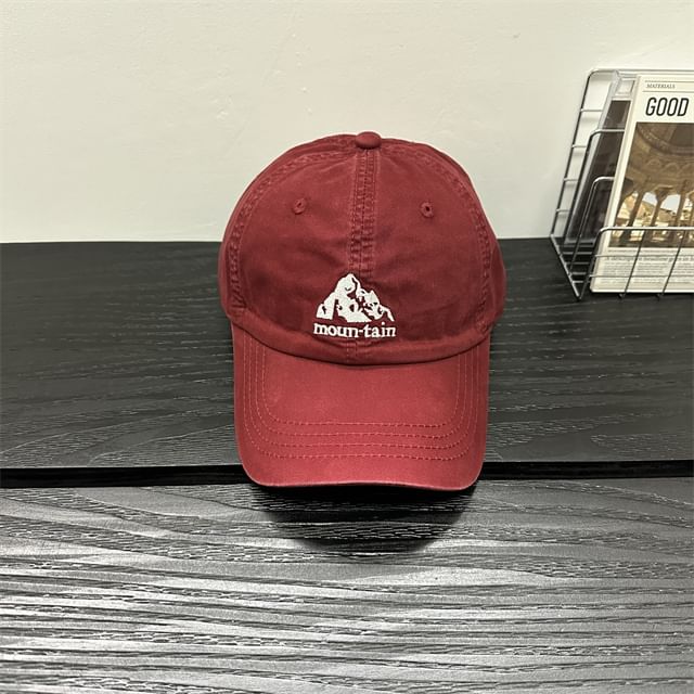Baseball Embroidered Mountain Cap