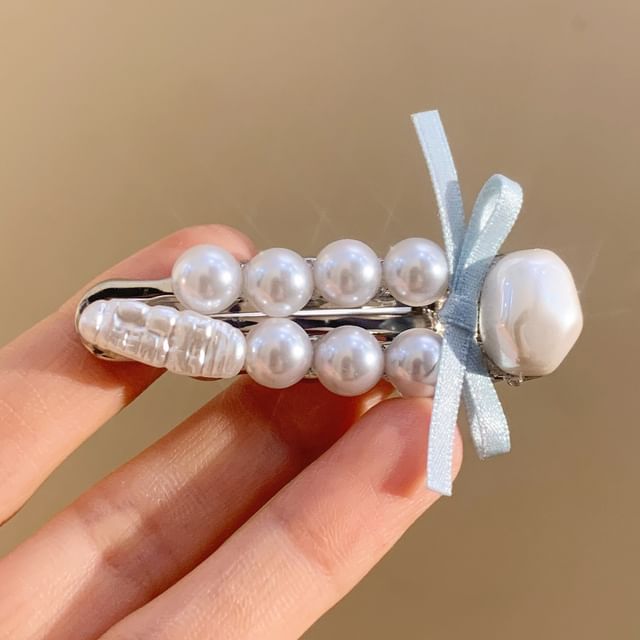 Set Pearl Clip / Hair Faux