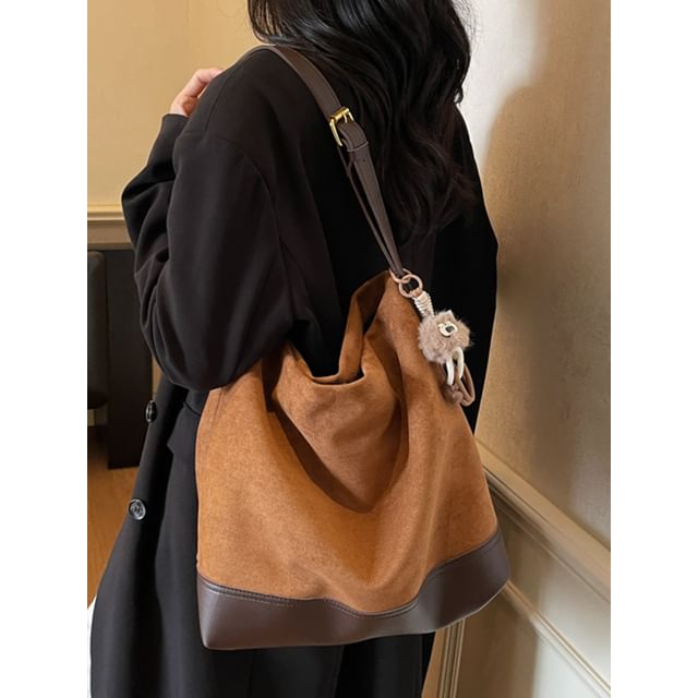 Faux Suede Bag Tote