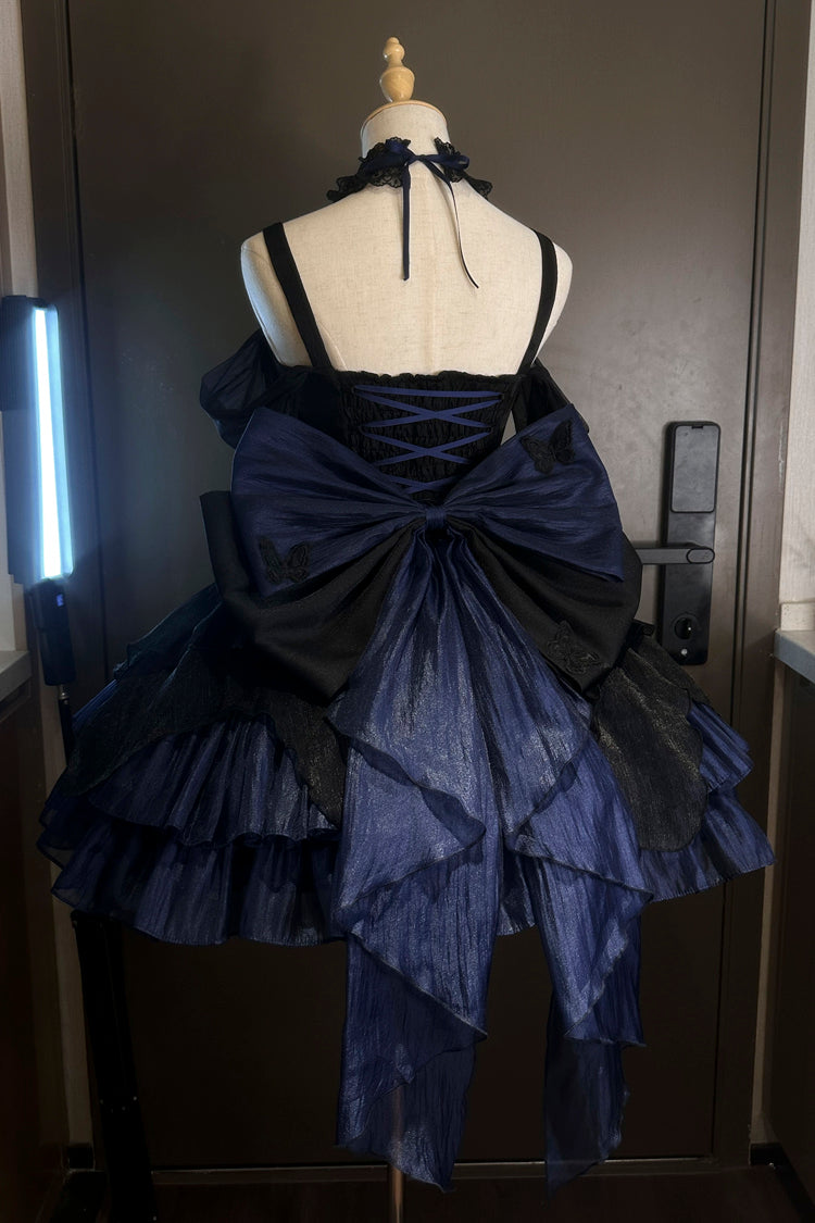 Layered Ruffle Bow Gothic Princess Lolita JSK