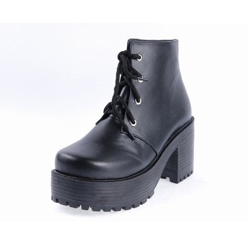 High Heel Platform Classic Lolita Patent Shoes