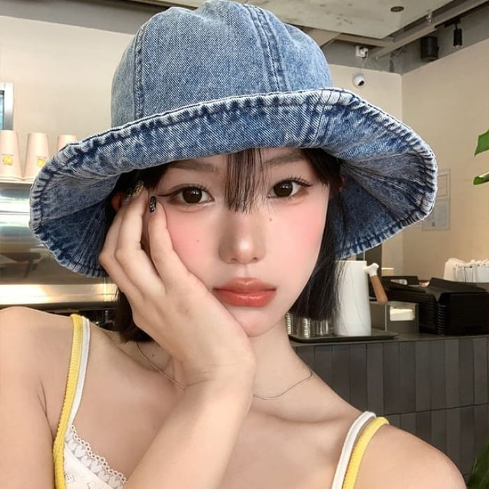 Denim Boonie Hat - Vintage Blue / One Size