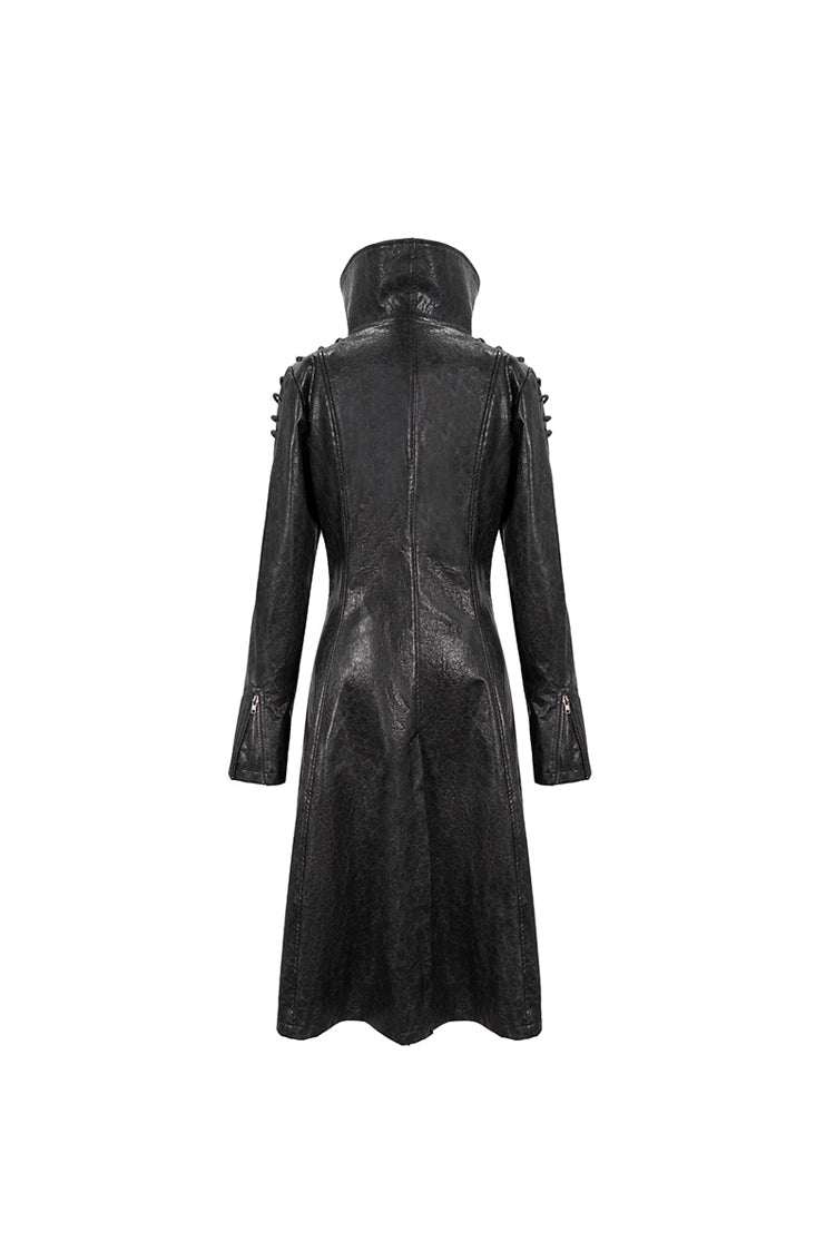Punk Jacket with Large Neckline and Straps