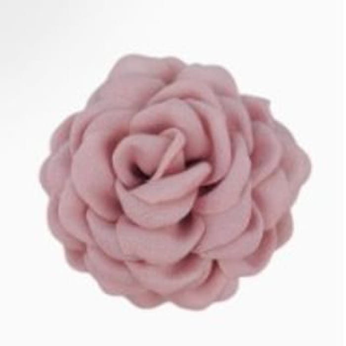Floral Fabric Hair Claw - 7 - Pink / One Size