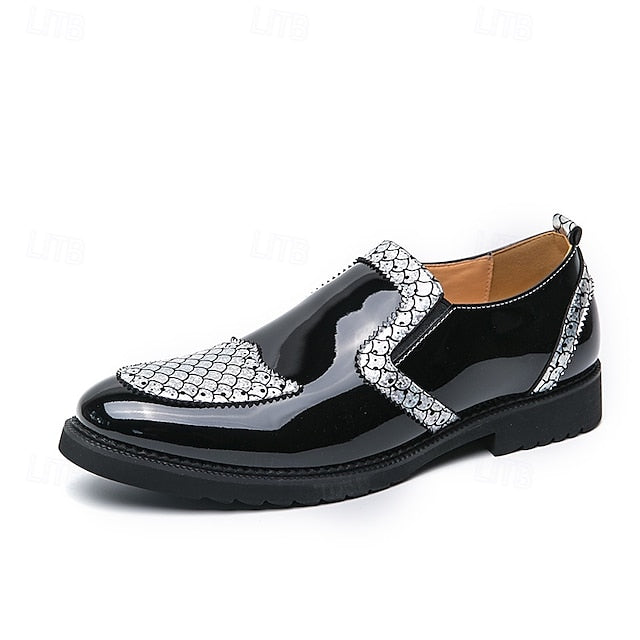 Breathable Men's PU Slip-Ons Leather Loafers