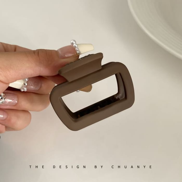 Matte Hair Claw - Type 04 - Coffee / One Size
