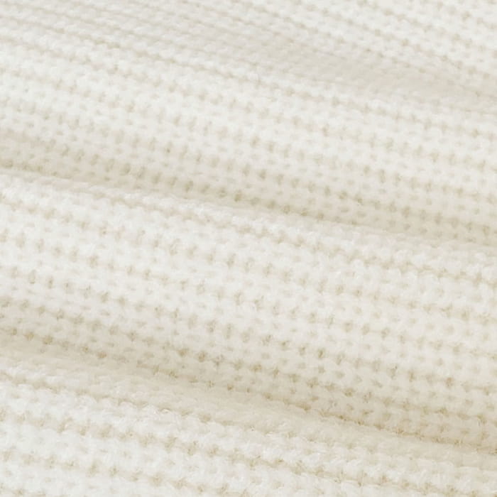 Oblique Elegant Sweater Flouncing Slip Dress