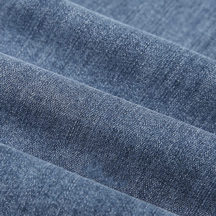 Sailor Collar Sweater High Waist Denim Pants