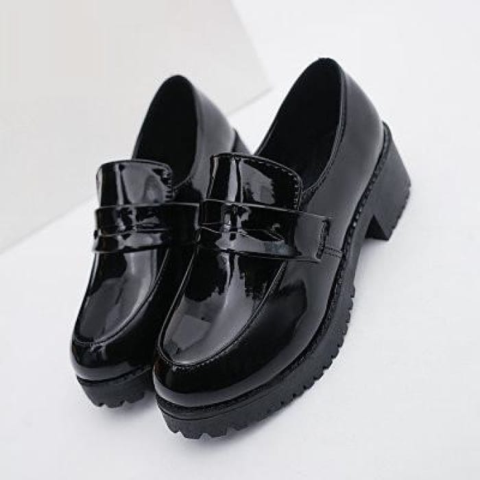 Black Uniform Cosplay Shoes CP153550 - Cospicky