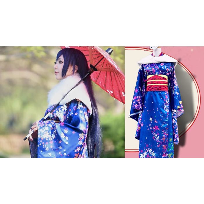 S/L [Love live] Umi Sonoda Kimono Cosplay Costume CP154014 - Cospicky