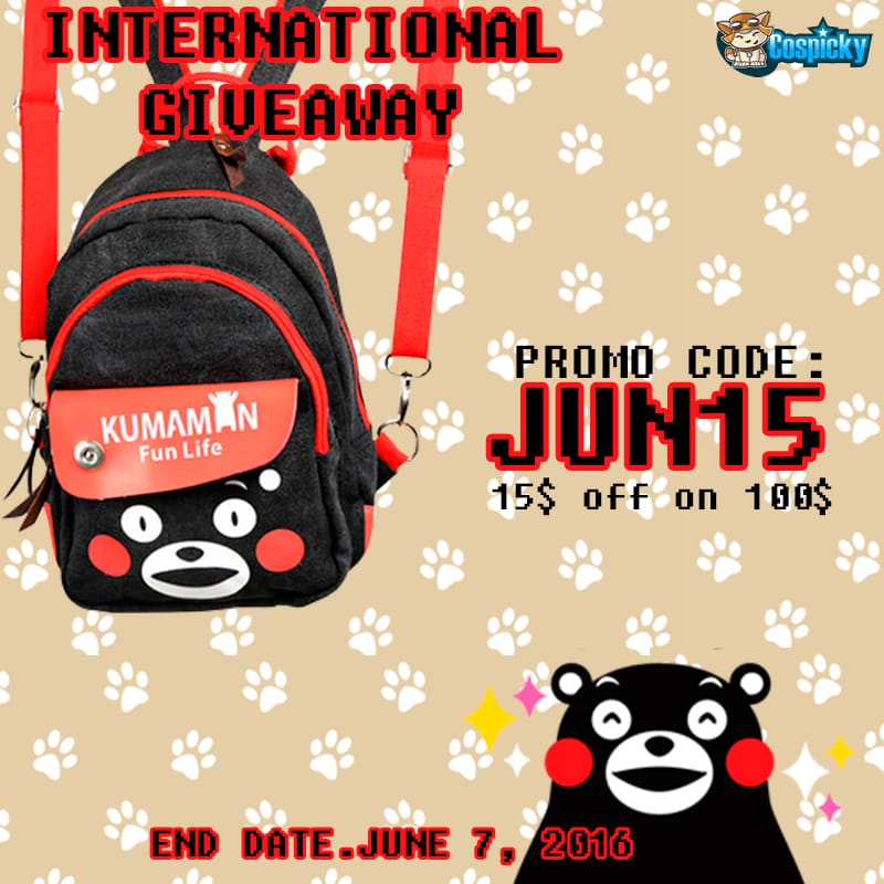Kumamon Backpack Giveaway And Promotion