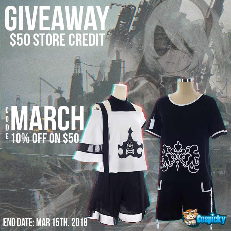 50$ Store Credit Giveaway - March 2018