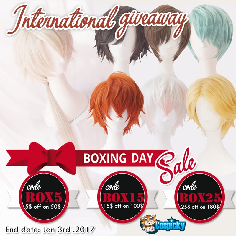UP TO 25$ OFF! New Year Sale + Mystic Messenger Wig Giveaway