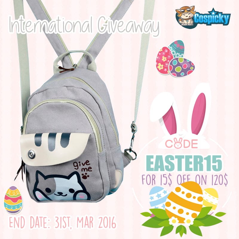 Neko Backpack Giveaway And Easter Day Promotion