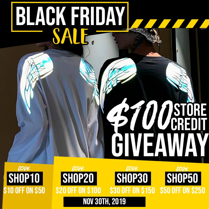 Black Friday Big Sale + Free 100$ Store Credit!