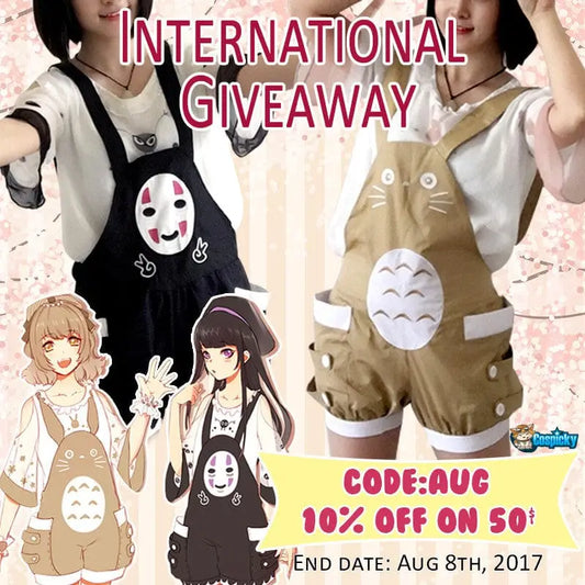 Cartoon Suspender Shorts Giveaway