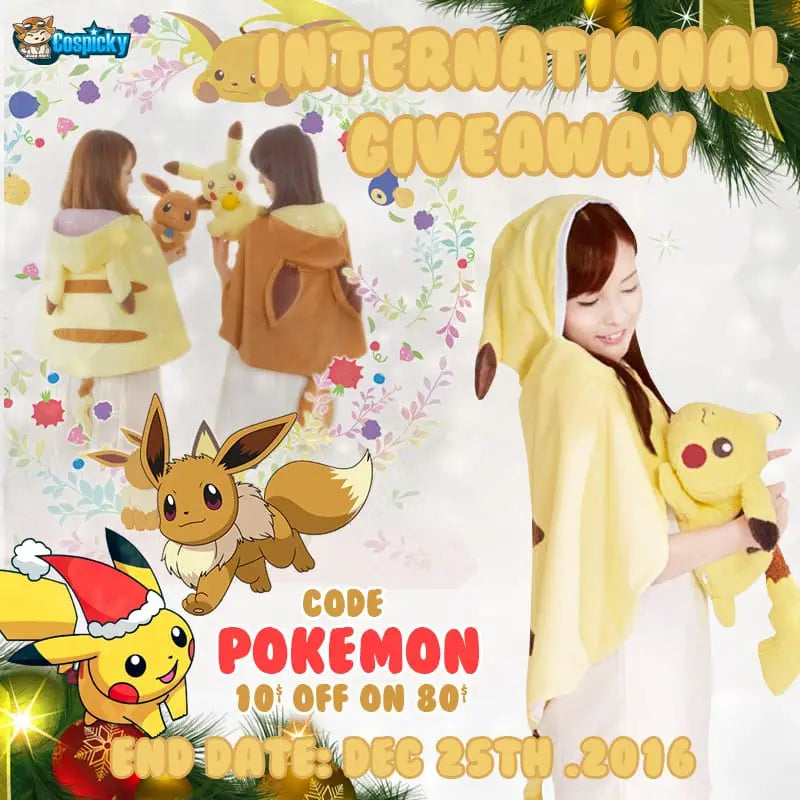 Kawaii Pokemon Cape Giveaway