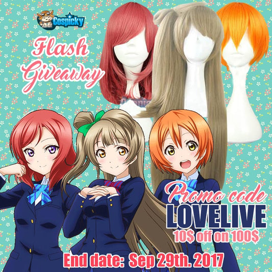 Love Live Wig Flash Giveaway