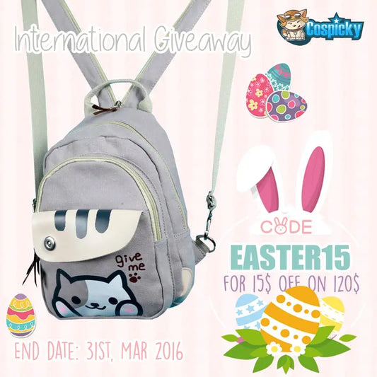 Neko Backpack Giveaway And Easter Day Promotion