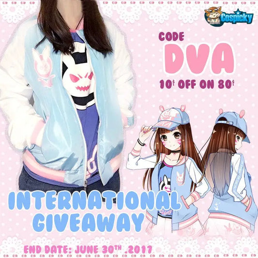 Overwatch D.VA Baseball Jacket Giveaway
