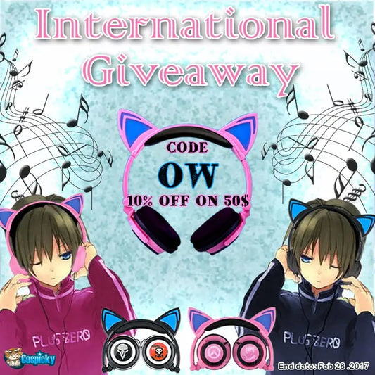 Overwatch Headphone Giveaway + 10% OFF Sale