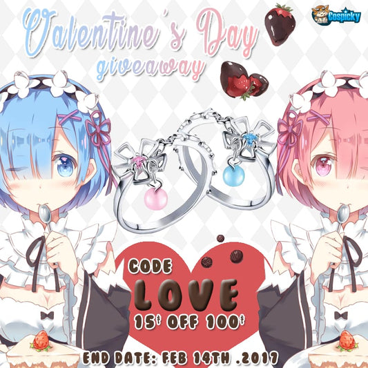 Rem Ram Silver Ring Giveaway and Valentine’s Day Promotion