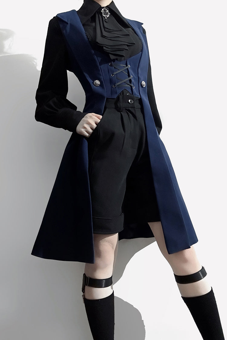 Medieval Ouji Gothic Lolita Extended Waistcoat in Three Shades